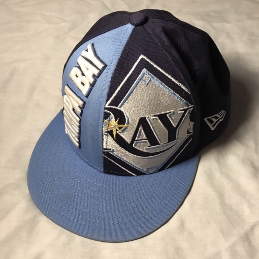 Tampa Bay Rays Adjustable Flat Brim Hat